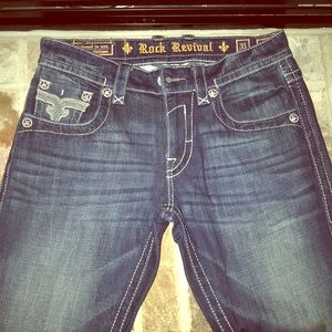 Rock Revival Men’s Jeans Emmet Straight, 31x32